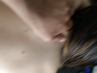 Chinese girlfriend getting fucked from the back